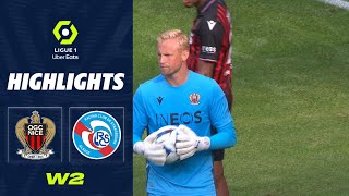 OGC NICE  RC STRASBOURG ALSACE 1  1  Highlights  OGCN  RCSA  20222023 [upl. by Jen801]