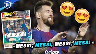 LEspagne en adoration devant Lionel Messi  Revue de presse [upl. by Anairam]