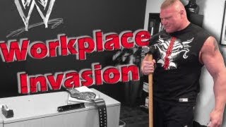 Heyman reveals footage of Lesnars workplace invasion at WWE headquarters Raw May 6 2013 [upl. by Gibeon448]