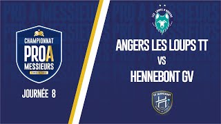 PRO A MESSIEURS  J8  ANGERS LES LOUPS TT  HENNEBONT [upl. by Burnett]