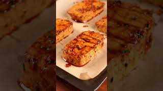 Sweet amp Spicy Hasselback Tofu cooking [upl. by Notlaw]