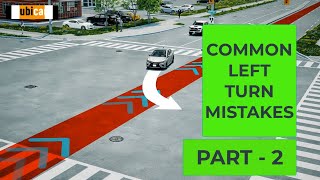 Driving Test Fails  Left Turn Mistakes Part 2 [upl. by Hope]