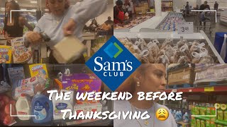 Sams Club November Large Family Grocery Haul samsclub thanksgiving2023 [upl. by Rehpotsirhc698]