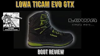 Lowa Ticam EVO GTX boot review [upl. by Atsiuqal]