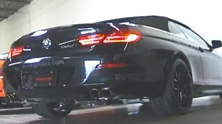 BMW 650i F13 Sound V8 Exhaust Start Up  Revving Revs Hochdrehen F13 Gas geben [upl. by Ynnus]