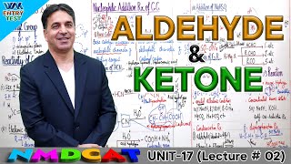 MDCAT  Aldehydes and Ketones  Unit 17  Lecture No2  Prof Wajid Ali Kamboh  WAK Entry Test [upl. by Nrublim]