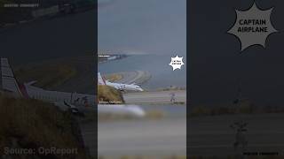 After Dangerous Landing Runway Overrun shorts aviation airport mayday atc [upl. by Donahue]