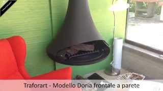 Traforart  Camino design Doria frontale a parete  Zetalinea SRL [upl. by Socem]