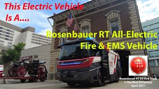 The Real DCCarGuy Rosenbauer Electric Fire Truck in Washington DC [upl. by Brigham]