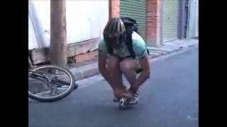 Man Rides Worlds Smallest Bicycle [upl. by Marlin]