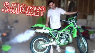 200 Kawasaki Dirt Bike  It Runs BAD [upl. by Ainit]