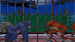 Mugen  King Kong Vs Hunter Resident Evil Request [upl. by Kella174]