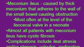 Meconium syndrome meconium ileus [upl. by Mraz]