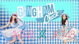 AKB48×JKT48  Gingham Check  BlueWhite Ver [upl. by Lledra]