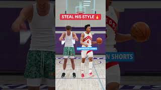 STEAL SCOTTIES STYLE 🔥 scottiebarnes basketballcalfsleeve compressionshorts [upl. by Zzaj]