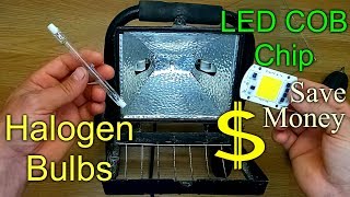 Converting Halogen Work Light to LED [upl. by Fontes939]