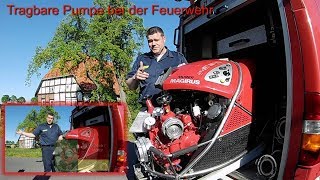 Tragbare Feuerwehr Pumpe  PFPN 101000 [upl. by Meehahs]