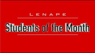 Lenape High School January 2024 Students of the Month [upl. by Firooc591]