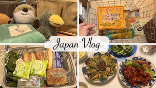 japan vlog  window shopping at goodies shop shopping at Daiso grocery shopping Korean dinner [upl. by Assirok790]