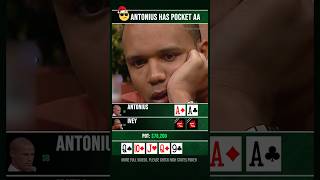 Antonius has Pocket Aces poker [upl. by Gracye]