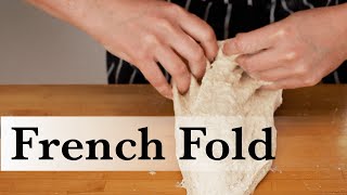 Kneading Sticky Bread Dough by Hand the French Fold [upl. by Hertberg361]