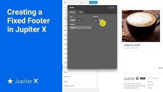 Creating a Fixed Footer in Jupiter X [upl. by Acinahs]