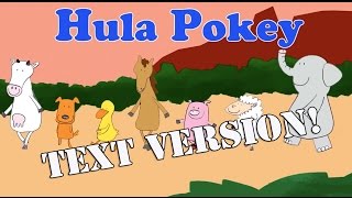 Hokey Pokey Song  Dance Hula Action Song for Kids with Lyrics by ELF Learning [upl. by Ggerc]