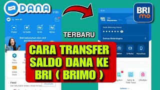 Cara Transfer Saldo DANA Ke Rekening BRI  Transfer Dana Ke Brimo [upl. by Aurita964]