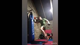 Combo of the day muaythai mma combatsport kickboxing boxing coaching kickboxer [upl. by Malina]