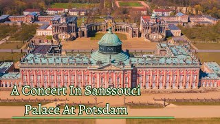 A Concert In Sanssouci Palace At Potsdam by Quatuor Instrumental Maxence Larrieu [upl. by Ecinereb]