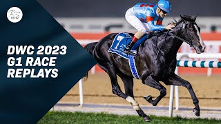 The Titan Of The Worlds Turf  2023 Dubai World Cup  Group 1 Race Replays  Equinox Ushba Tesoro [upl. by Airyk]