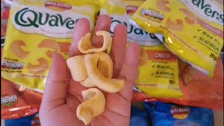 Walkers crisps Walkers Quavers Cheese unpacking emilyhchannel3303 [upl. by Higgins]