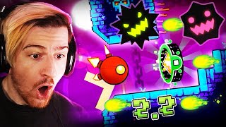 GEOMETRY DASH 22 IS FINALLY HERE amp IT IS AMAZING  Geometry Dash 22 [upl. by Ainahtan]