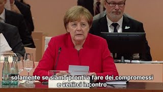 Merkel ai leader G20 tempo stringe dobbiamo trovare compromessi [upl. by Gibbeon]