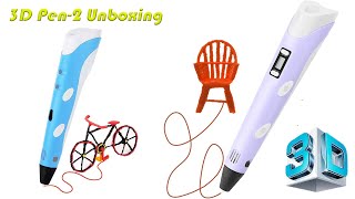 3D pen2 unboxing  1st look and impression Rahul creative hub [upl. by Sualakcin]