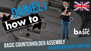 Daniels HowTo Basic counterholder assembly on HepcoampBecker tank bag [upl. by Igig248]