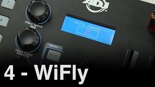 ADJ WiFly NE1 Tutorial 4  WiFly Setup [upl. by Ojiram]