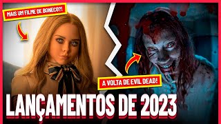 7 Filmes de TERROR Mais ESPERADOS de 2023 [upl. by Airolg]