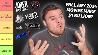 Will Any 2024 Movies Make 1 Billion TIER LIST [upl. by Rosita504]