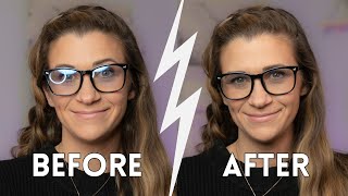 EASY TRICK Get Rid of Ring Light Glasses Reflection  Using a ring light with glasses [upl. by Rob479]