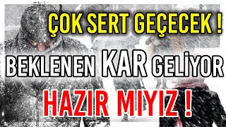 ÇOK YOĞUN KAR GELİYOR   İSTANBUL VE BİR ÇOK ŞEHİRE ÇOK YOĞUN KAR GELİYOR [upl. by Mota119]