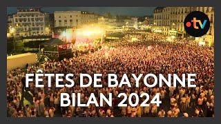 Fêtes de Bayonne 2024  un bilan plutôt positif malgré la baisse de la fréquentation [upl. by Wier526]