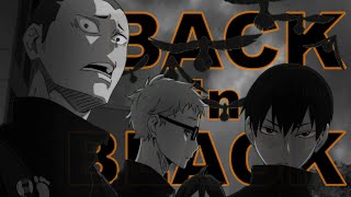 BACK in BLACK Haikyuu AMV [upl. by Hentrich215]