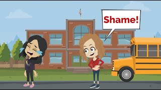 Nora comes to school in her PAJAMAS  Easy English conversation practice  Nora English [upl. by Nelak561]