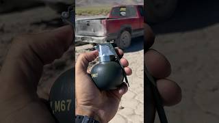 What happens if u throw a grenade in the back of a pickup truck [upl. by Aihsrop]