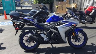 2015 Yamaha R3 Demo Ride and Initial Impressions [upl. by Ailito594]