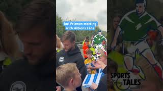 Veltman signing autographs premierleague brighton autographs veltman footballclub [upl. by Iddet778]