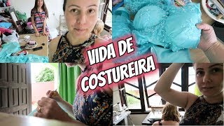 COSTURANDO COM A MÃE Toque Materno Vlogs [upl. by Yssep]