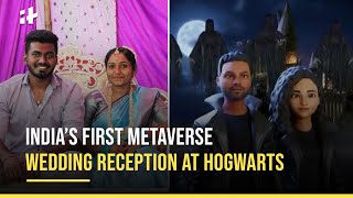 Tamil Nadu Couple’s Hogwartsthemed Metaverse Wedding Reception [upl. by Hsenid]