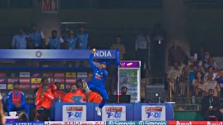 Virat Kohli saved 6 run by diving on boundary line  Match changing save by Virat Kohli Ind vs Afg [upl. by Avruch342]